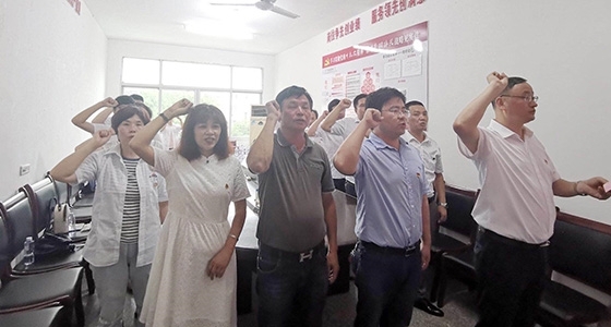 村企共建，，，，，献礼党的98岁生日