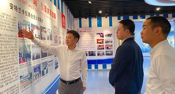 青田县委常委、纪委书记、监委主任陆翔到304am永利集团集团开展“纪检监察干部联百企”活动